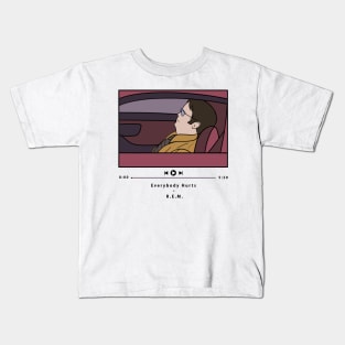 Sad Dwight V2 Kids T-Shirt